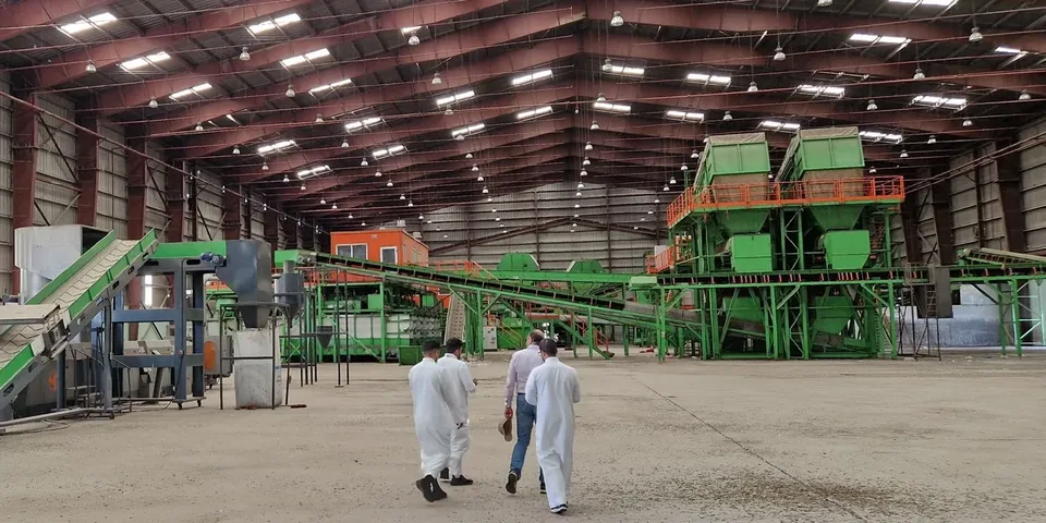 Waste sorting hall, KSA